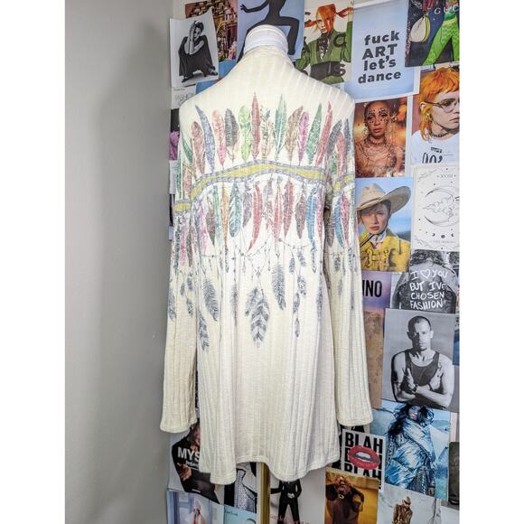 Bohemian Feather Cardigan - Picture 5 of 6